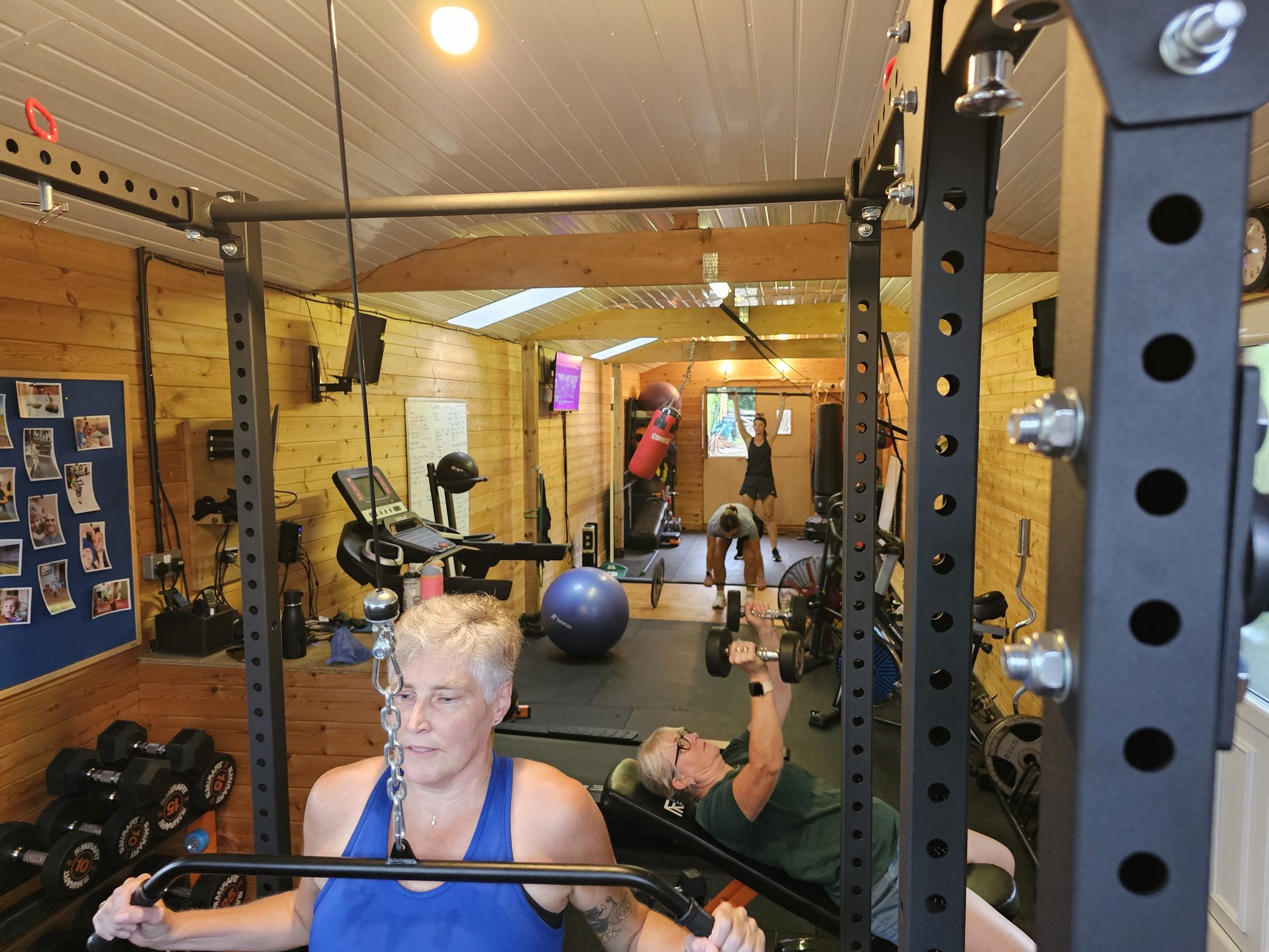 Personal training session in the Optimal studio